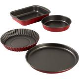 Conjunto de Assadeiras Tramontina La Cuisine Antiaderente Vermelha 4 Peças