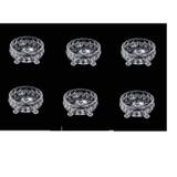 Conjunto de Bowl de cristal Starry 11 cm 06 peças - Star wolff