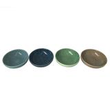 CONJUNTO DE BOWLS EM CERÂMICA COLORIDO 04 PEÇAS - 13x4 CM - Btc