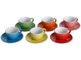 Conjunto de Café Porcelana 6 Peças - Bon Gourmet Mary
