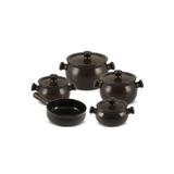 Conjunto de cerâmica ceraflame premiere+ joy 5 peças - chocolate