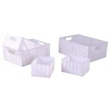 Conjunto de cestos defibra sintetica 5pcs gg37 x 27 x 15cm g34 x - Btc decor