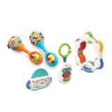 Conjunto de Chocalhos e Mordedor - Diversão Musical - Fisher-Price - Fisher price