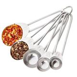 Conjunto De Colher Medidora De Inox Com 5 Peças Ke Home