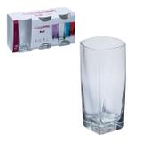 Conjunto De Copo De Vidro Jogo 6 Peças Transparente Cristal. Ref - 7045 - Casa linda