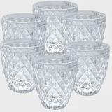 Conjunto de Copos Bico de Abacaxi Transparente 6 peças - Decorafast