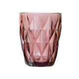 Conjunto de copos de vidro marsala 6 pcs 8cm x 10cm 256ml - Btc decor