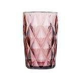 Conjunto de copos de vidro marsala 6 pcs 8cm x 12,8cm 340ml - Btc decor