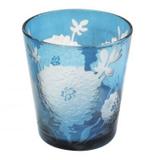 Conjunto de copos de whisky azul 6 pcs 9cm x 9cm x 10cm - Btc decor