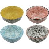 Conjunto de cumbucas decorativo - 4 pcs - 12x6 cm - Btc decor