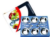 Conjunto de cumbucas e colheres para sobremesas - Simonaggio
