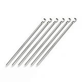 Conjunto de espetos 30cm inox 6 peças tramontina (26499003)