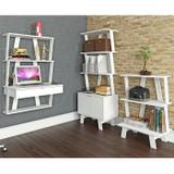 Conjunto De Estantes 03 Peças AZ1004 AZ1003 AZ1000 Branco Tecno Mobili