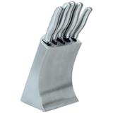Conjunto de facas com cepo em aço inox Dynasty 12853