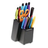 Conjunto de Facas Farberware Multicolor 16 Peças com Suporte