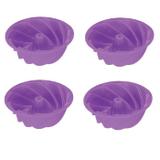 Conjunto de formas para cupcake em silicone (4 unidades) - Art house
