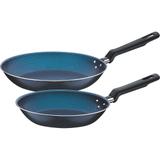 Conjunto de Frigideiras 20/24cm Antiaderente Bergamo 2 Peças Tramontina Azul