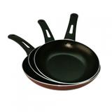 Conjunto de Frigideiras Antiaderente 3 Peças 18cmx20cmx22cm Martinazzo Cereja