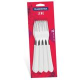 Conjunto de Garfos de Mesa Inox 12 Peças Leme Branco - Tramontina