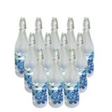 Conjunto de garrafas de vidro - 12 pcs - Btc decor