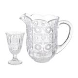 Conjunto de Jarra e 6 Taças de Vidro Starry Bon Gourmet - Rojemac