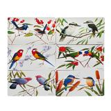 Conjunto de Jogo Americano 6 Peças em MDF Birds Maxwell Williams