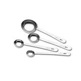 Conjunto de Medidores Inox Tipo Colher 4 Peças Top Pratic - Brinox
