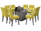 Conjunto de Mesa 8 Cadeiras Movale - Vegas