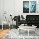 Conjunto de Mesa de Centro e Laterais Duquesa Estilo Retro - Edn moveis