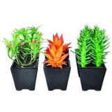 Conjunto de mini flores artificiais - 06 pcs - Btc decor
