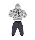 Conjunto de Moletom Flamê Mescla Menino Tholokko