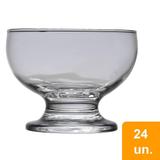 Conjunto de p/ Taças Sobremesa 220ml Paulista 24 Peças - Nadir