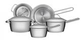 Conjunto De Panela Inox 5 Peças Allegra Tramontina 65650280