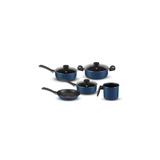 Conjunto de panela rochedo idea azul com 5 pecas r2s1g4l1 - Seb