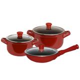 Conjunto De Panelas 3 Peças Cerâmica Pomodoro Ceraflame