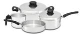 Conjunto de panelas 4 pçs polido - Arnix