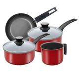 Conjunto de panelas 4 peças vermelho Magnific Panelux