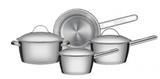 Conjunto De Panelas 4pc Inox Tramontina Allegra Fundo Triplo