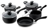 Conjunto de Panelas 5 Peças Antiaderente PA200 Preto - Hércules