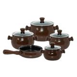 Conjunto de Panelas 5 Peças Chocolate Ceraflame