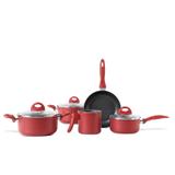 Conjunto de Panelas 5 Peças - Malagueta - Cereja - Brinox