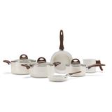 Conjunto de Panelas 6 Peças Ceramic Life Smart Plus Vanilla - Brinox
