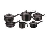 Conjunto de Panelas 6 Peças Siempra Ramos - Preto