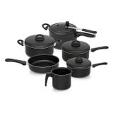 Conjunto de Panelas 6pçs com Panela de Pressão AA Cinza Classic Panelux