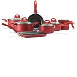 Conjunto de Panelas 7 Peças Malagueta Cereja Brinox 7080/101