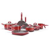 Conjunto de Panelas 8 Peças Ceramic Life Smart Plus Vermelho 2.5 mm - Brinox