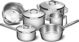 Conjunto de Panelas Aço Inox 6 Peças SOLAR - Tramontina