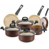 Conjunto de Panelas Antiaderente 7 Peças Marrom Premium - Panelux
