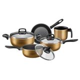 Conjunto De Panelas Antiaderente MTA Supra Madri 5 Peças Gold