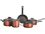 Conjunto de Panelas Brinox Antiaderente Clove 5 Peças Cobre